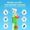 BugMD 32 oz Ant Killer & Bug Spray - Roach and Cockroach Killer Indoor, Spider and Flea Spray for Home, Fly and Insect Defense, Natural, Safe with Essential Oils, Plant-Powered, Pest Control Pack of 2