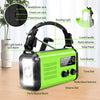 20000mAh / 74000mWh Emergency Crank Radio, NOAA/AM/FM Portable Weather Radio, Solar Hand Crank Radio, Battery Powered with USB Phone Charger, Flashlight Reading Lamp & SOS for Survival Camping