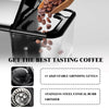 GarveeHome Automatic Espresso Machine & Milk Frother with Stainless Steel Conical Burr Grinder, Integrated 0.75L Milk Container & 1.5L Water Tank, One-Touch Brew Cappuccino & Latte Machine (Grey)
