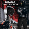 Motorcycle Pants for Men Dual Sport Motorbike Pant Waterproof, Windproof Riding Pants All-Weather with Removable CE Armored - Waist 38