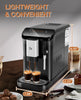 GarveeTech Fully Automatic Espresso Machine, 20 Bar Espresso & Coffee Machine with Milk Frother, Built-In & Adjustable Espresso Bean Grinder, Touch Screen Coffee Machine with 1.5L Water Tank