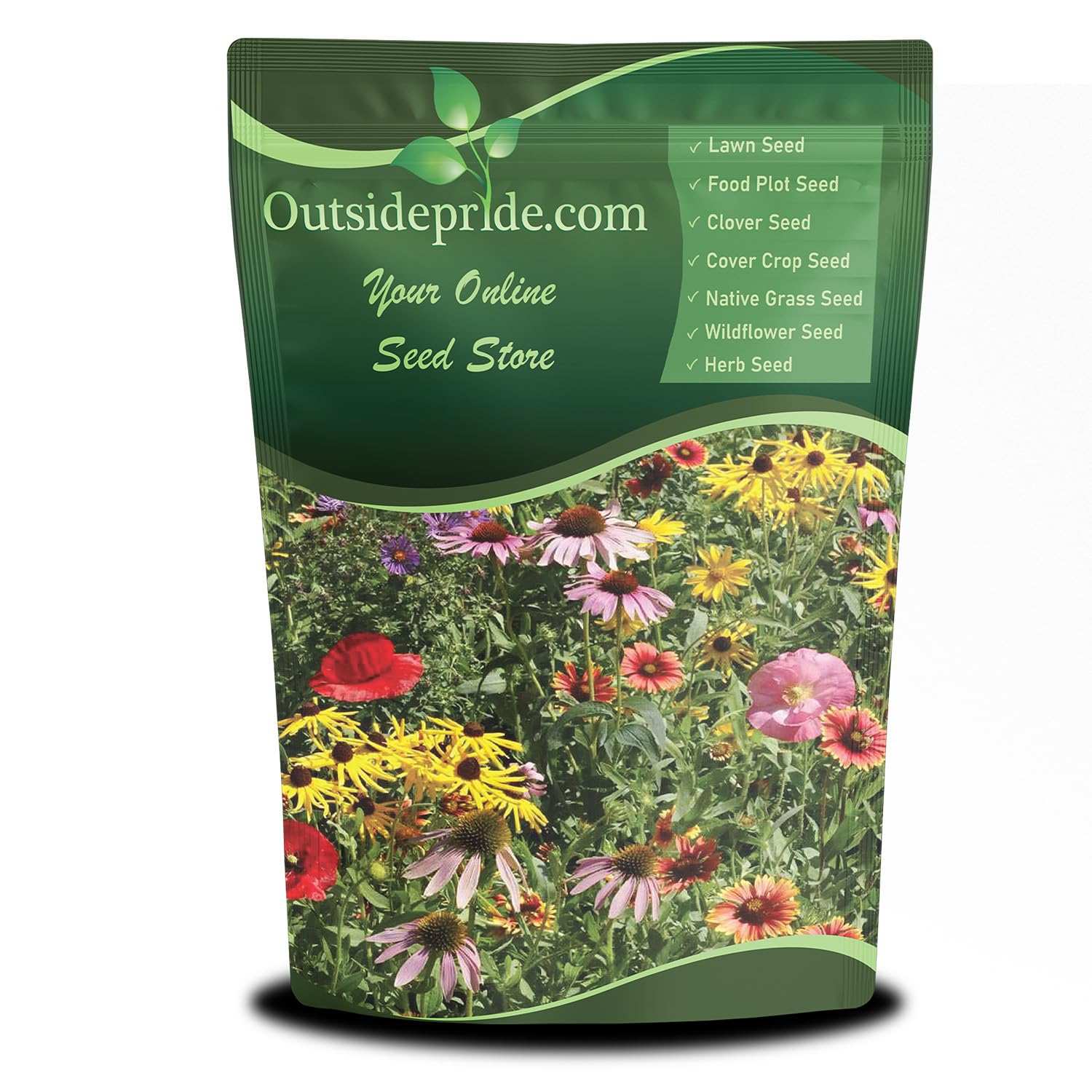 Outsidepride Midwest Wildflower Seed Mix - 5 Lbs Premium Blend of Annual & Perennial Native Wildflower Seeds for Midwestern States, Attracts Pollinators, Low-Maintenance, Ideal for Meadows & Gardens