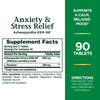 Nature's Bounty Stress Relief, Ashwagandha KSM-66, Supports Occasional Stress Relief, Dietary Supplement, Tablets, 90 Ct