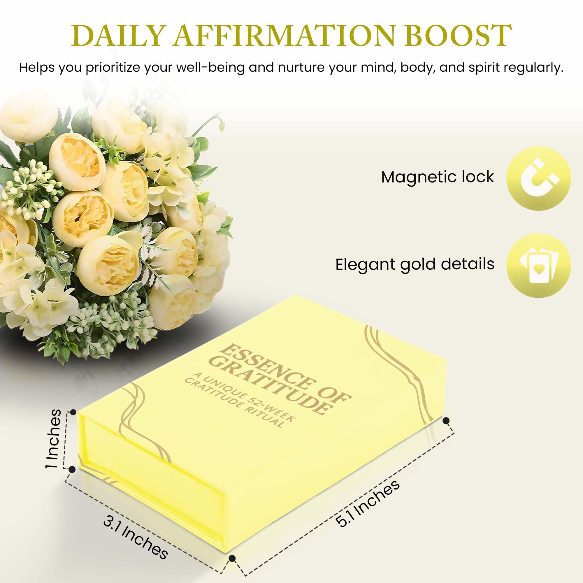 Gratitude Scratch Cards: 52 Weeks of Surprising Grateful Activities | Practice Thankfulness, Self-Love, Mindfulness, Affirmation, and Positivity with Excitement | Fun Gift Box for Women