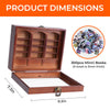BBVCX Anxiety Bookshelf | Get rid of Your Anxiety,Home & Office Décor for Book Lovers,Miniature Book Matchbox Display Cabinet, Creative Ornaments, Stress-Relieving Gifts for Family and Friends