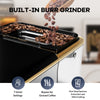 Super Automatic Espresso Machine 20 Bar With Milk Frother, Fully Automatic Bean to Cup Espresso Cappuccino and Latte Iced Coffee Maker Built-In Burr Grinder, Milk Container, Intuitive Touch Display