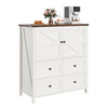 DWVO 4 Drawer Dresser - Farmhouse Chest of Drawers for Bedroom, 37