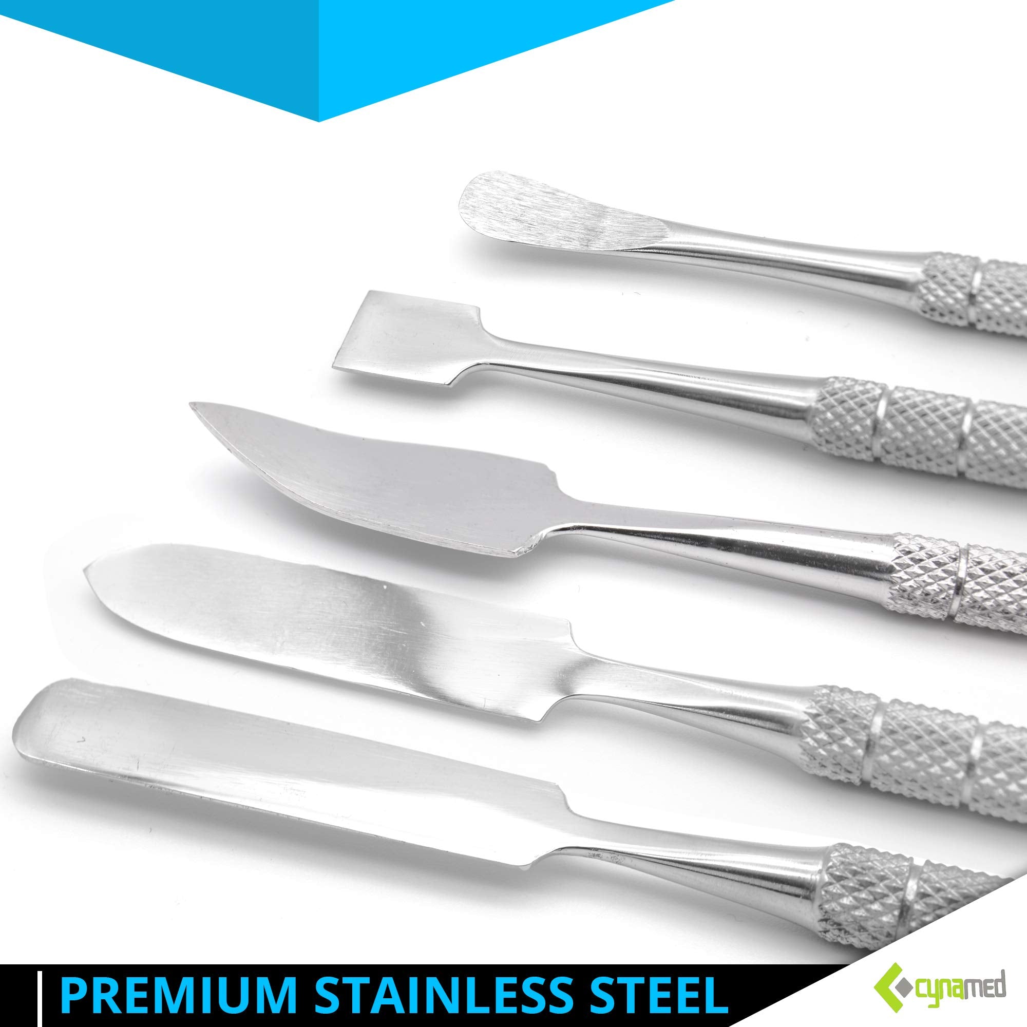 CYNAMED 5PC Spatula Wax & Clay Sculpting Tool Set