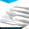 CYNAMED 5PC Spatula Wax & Clay Sculpting Tool Set