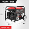 PowerSmart 459CC Gas Powered Outdoor Generator, 12000 Peak Watt for Home Use, Electric Start generator for Camping with Electric Start, Transfer Switch Ready 20A & 30A & 50A Outlets