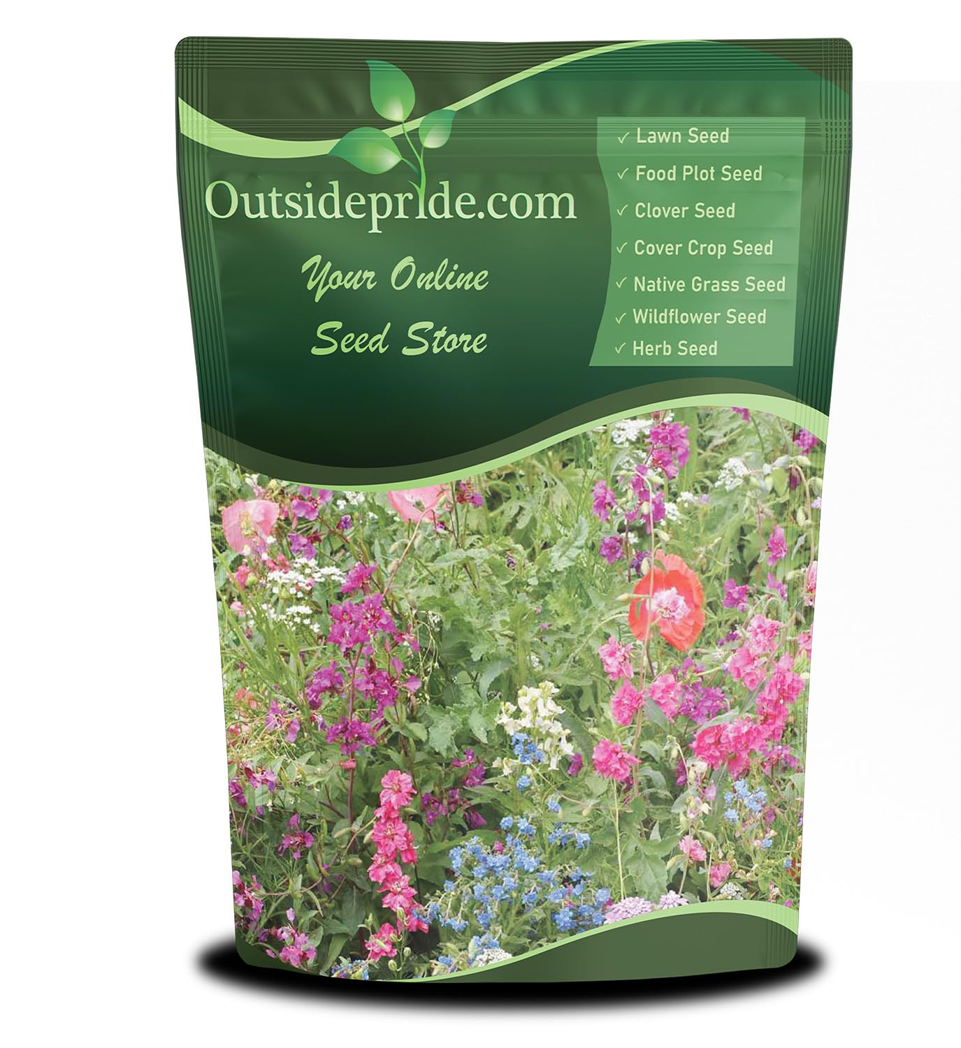 Outsidepride Partial Shade Wild Flower Seed Mix for All States - 5 lbs. Premium Blend of Annual & Perennial Wildflowers, Perfect for Partial Shade Areas, & Outdoor Planting for Gardens & Lawns