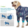 LovinPet Boxer Dogs Onesie Pajamas - UV Protection&Wound Care, Anxiety Relief, Lightweight Stretchy Fabric, Reflective Stripe, Coral Tree Print, Post Surgery Clothes, Pet PJ's /2XL