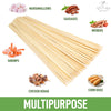 Zulay Kitchen Authentic Bamboo Marshmallow Smores Sticks - 40 Extra Long 30