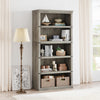 GarveeHome 5 Tier Farmhouse Bookcase, 67.4