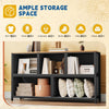DWVO Dresser TV Stand, Fabric Tower with 5 Drawers, Dresser for Bedroom, Storage Tower, Chest of Drawers for Closet