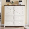 DWVO 4 Drawer Dresser - Farmhouse Chest of Drawers for Bedroom, 37