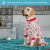 LovinPet Doberman type Dog Onesies, Pet Anxiety Relief, Anti Licking, Post surgery recovery clothe, Lightweight stretch fabric, Jungle Dreams Fuchsia Print, Large Dog Jammies,Large Breed Pet Pj's /3XL