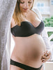 KUKU PANDA No Show Thongs for Women Ladies Comfortable Maternity Panties Seamless Underwear Set Athletic Workout Variety Pack (Black/White/Nude, Small)