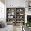 GarveeHome 5 Tier Farmhouse Bookcase, 67.4