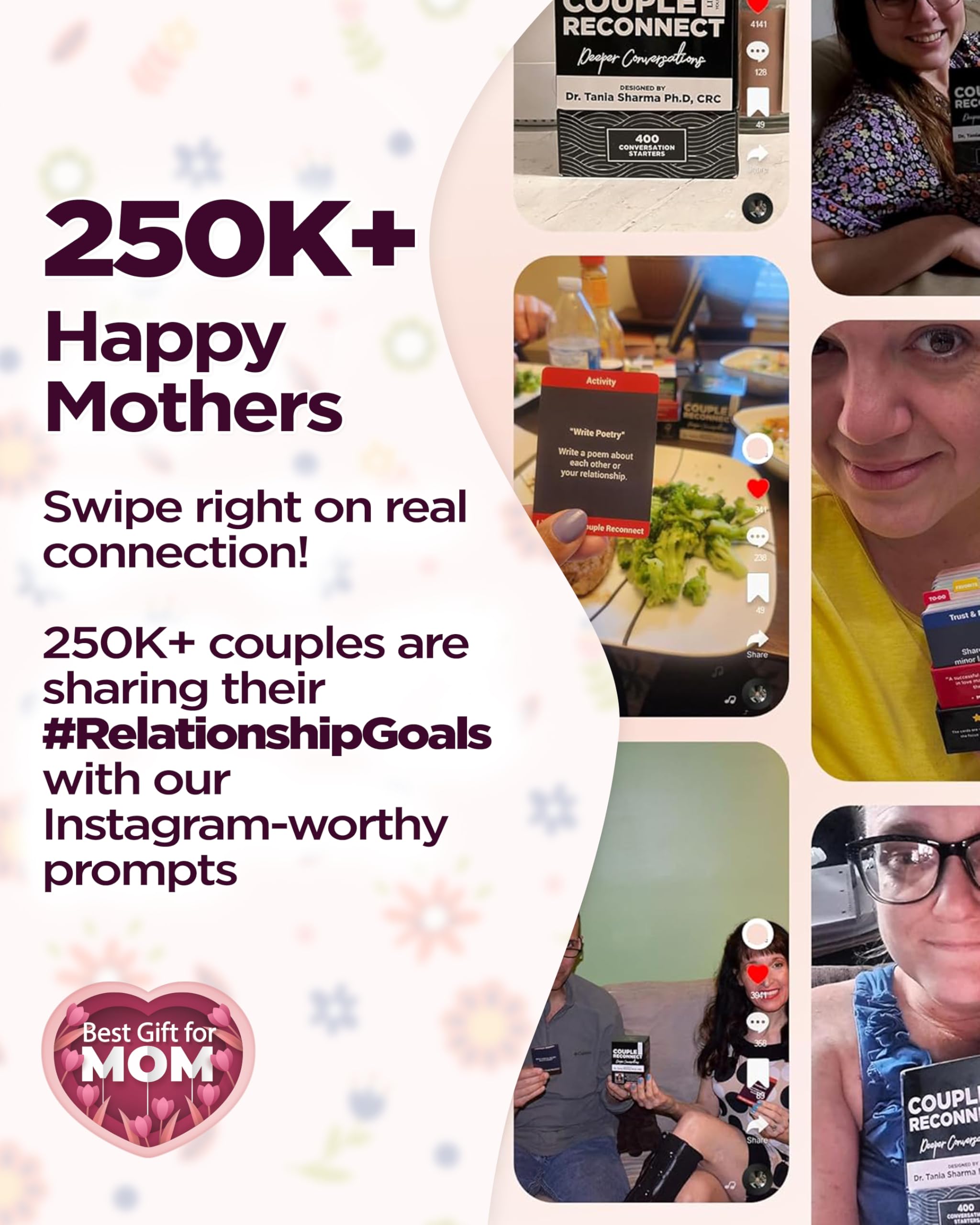 Life Sutra Married Couples Games - 400 Fun Reconnect Activities & Conversation Cards for Adults - Romantic Gift for Anniversary, Birthdays, Wife, Husband - Date Night Ideas Couples Games for Adults
