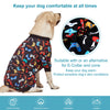 LovinPet Large Dog Pajamas, Game Console Print,UV Protection, Wound Care/Post Surgery Dog Clothes, Pet Anxiety Relief, Lightweight Stretchy Pitbull Pullover Shirt, Onesies for Dogs, Pet PJ's, 3XL
