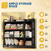 DWVO 7 Drawers Dresser, Organizer Unit for Bedroom, Fabric Dresser Storage Tower for Hallway, Entryway, Closets, Sturdy Steel Frame, Wooden Top