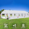 YITAHOME 20x40 ft Party Tent Outdoor Wedding Event Shelters Heavy Duty Upgraded Galvanized Canopy with Large White Roof, Removable Sidewalls