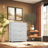 DWVO Dresser for Bedroom, Fabric Tower with 8 Drawers, Black Dresser & Chest of Drawers for Closet, Living Room