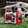 maXpeedingrods 4000 Watt Inverter Generator Portable, Bluetooth® App Remote Data Monitor, RV Ready, Gas Powered Generator with CO Alarm for Outdoor Camping, Home Backup