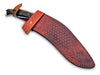 WARIVO Handmade D2 Kukri Knife - 15 Inch Fixed Blade Full Tang Machete for survival Clearing Bush, Yard Work, Gardening, Camping, Hiking, and Bushcraft Outdoor Activities