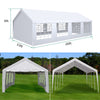 YITAHOME 13x26FT Party Tent Wedding Tent Heavy Duty Event Shelters Outdoor Canopy Upgraded Galvanized Steel Carport with Removable Sidewall Windows for Commercial and Parties