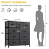 DWVO 9 Drawers Dresser for Bedroom, Fabric Storage Tower for Living Room, Entryway