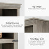 GarveeHome 5 Tier Farmhouse Bookcase, 67.4