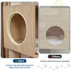 Cat Tree with Litter Box Enclosure, 2-in-1 Modern Cat Tower, 66.9-Inch Tall Cat Condo with Scratching Posts, Perch, Caves,Rattan Nest，Burlywood