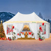YITAHOME 22x16FT Party Tent Heavy Duty Wedding Canopy Event Shelter Upgraded Ripple Gazebo Large with Roof Removable Sidewalls Commercial