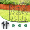 YITAHOME 2 Pack 87x20in Trellises for Cllimbing Plants, Roses, Vegetables, Vines, Flowers, Black Metal Coated Rustproof Garden Trellis for Outdoor Patio