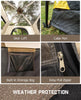FanttikOutdoor Zeta C6 Pro Camping Tent 6 Person Instant Cabin Tent Setup in 60 Seconds with Rainfly & Windproof Portable with Carry Bag for Family Camping & Hiking, Khaki