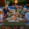 YITAHOME Picnic Table 6ft Heavy Duty Outdoor Picnic Table and Bench Resin Tabletop & Stable Steel Frame w/Umbrella Hole for Yard Patio Lawn Party Green