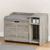 IDEALHOUSE Litter Box Enclosure with Top Opening with Cushion, Cat Litter Box Furniture Hidden, Litter Box Hidden, Cat House, Privacy Cat Litter Box Cabinet