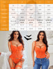 Avidlove Lingerie for Women Lace Corset and Panty Outfits Garter Lingerie Sets Orange L