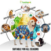 LovinPet Pajamas for Large Dogs, Lightweight Stretch Knit Pullover Dog Shirt, Marine Life Print, Pet Pajamas for Dogs, Large Breed Dog Jammie, PJ's for Pitbulls, Pet PJ's, L