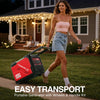 PowerSmart 4800-Watt Portable Inverter Generator with Wheels Handle Kit, CO Sensor, Quiet, 30 Amp for RV-Ready, HB5046C
