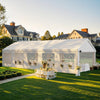 YITAHOME 16x32ft Party Tent Heavy Duty Outdoor Wedding Tent Canopy Event Shelters Upgraded Galvanized Steel Carport with Removable Sidewall Windows for Commercial and Parties, White