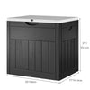 YITAHOME 30 Gallon Outdoor Storage Box, Water Resistant Resin Deck Box, Indoor Outdoor Lockable Storage Container for Patio, Garden, Cushions, Tools, Equipment