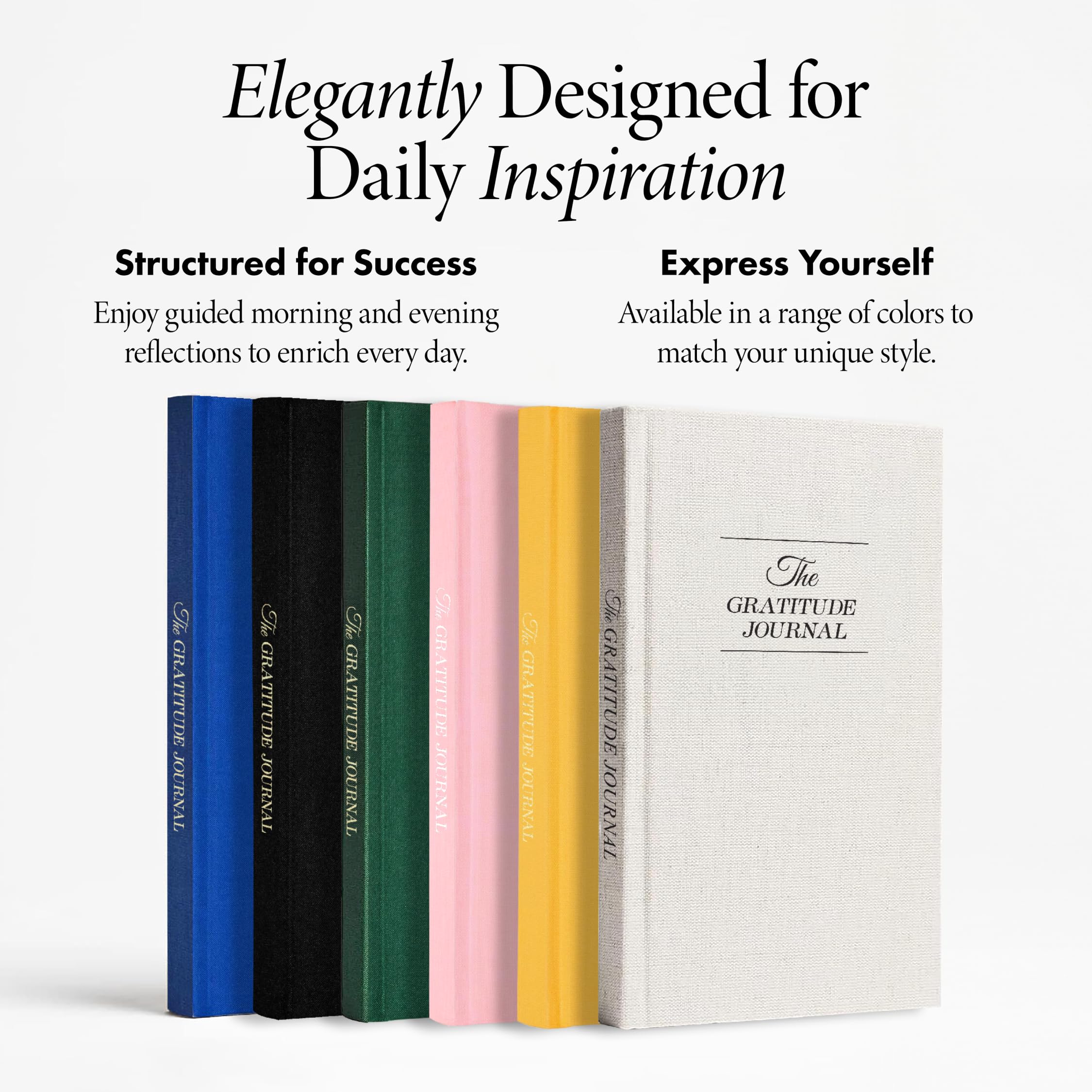 The Original Gratitude Journal 2025 - 5 Minute Gratitude Practice with Inspiring Quotes and Mindful Prompts for Affirmation, Reflection & Wellness - Daily Happiness Journal for Women & Men by Thankful Path