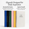 The Original Gratitude Journal for Men 2025 & Women Uplifting Quotes & Prompts for Happiness & Positive Mindset - Daily Journal for Affirmation, Reflection & Mindfulness - Premium Green Cover