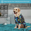 LovinPet Dog Clothing for Large Dogs: Dinosaur in The Jungle Print, Lightweight Stretchy Knit Pullover Puppy Pajamas, Big Dog Onesie. Large Breed Dog Jammies, Pet PJ's/XL