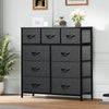 DWVO 9 Drawers Dresser for Bedroom, Fabric Storage Tower for Living Room, Entryway