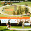Htcuto Wireless Dog Fence System for 2 Dogs Electric Fences for Dogs Training Collar with Remote 856 Acre Shock Collar for Dogs Ultrasonic Trainer Waterproof Outdoor Safe Pet System with 2 Collars