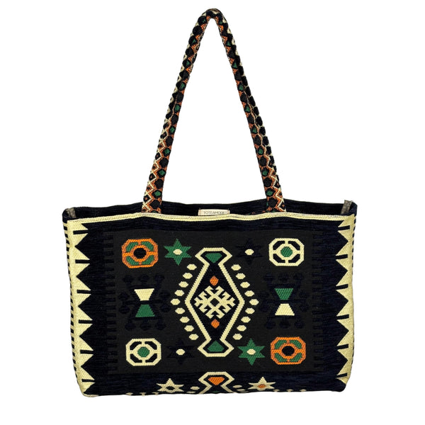 Tote Bag for Women Woven Shoulder Bag Gym Travel Weekender Cute Tote with Compartments Fits 17-Inch Laptop
